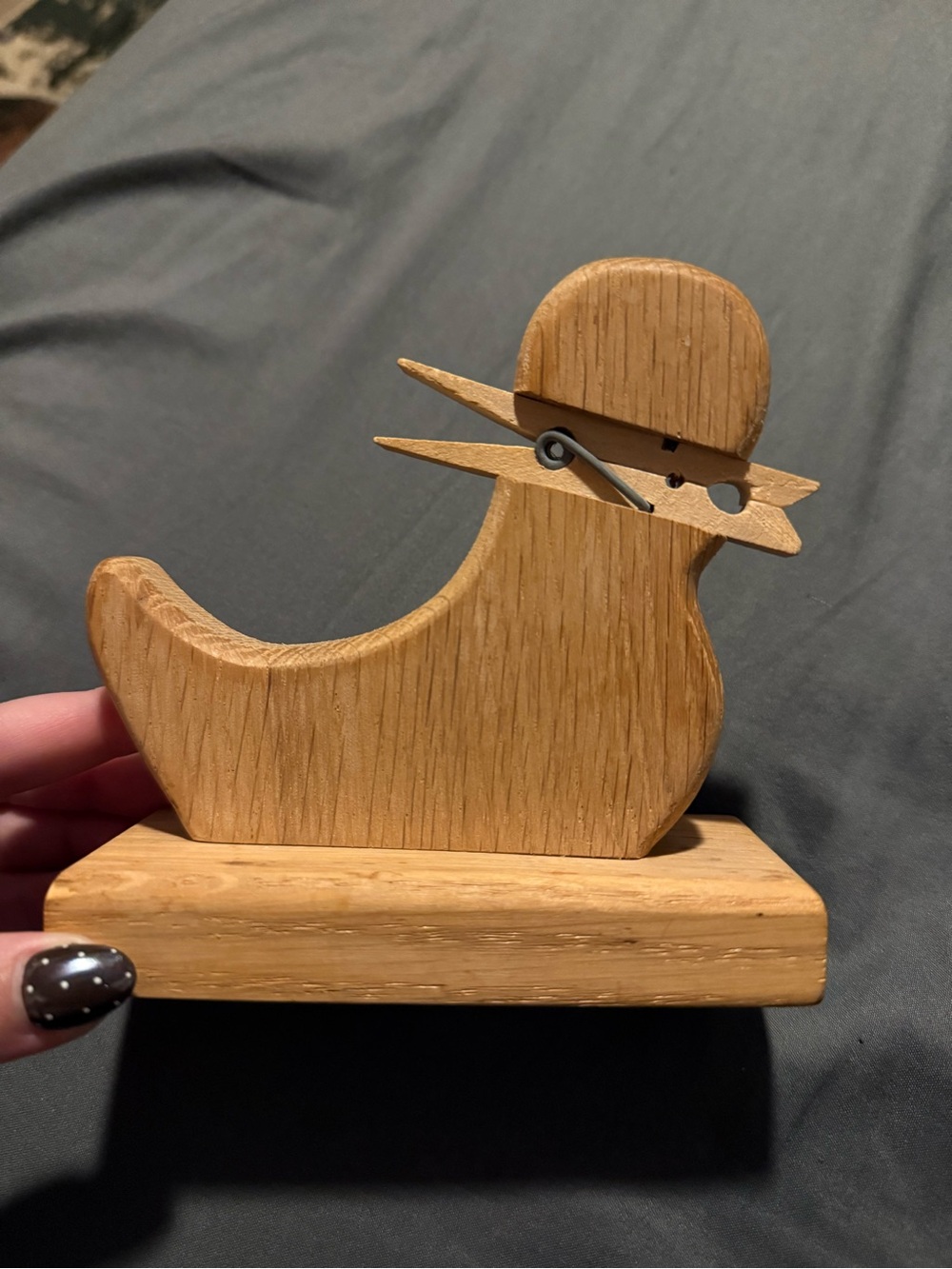 Duck recipe card holder